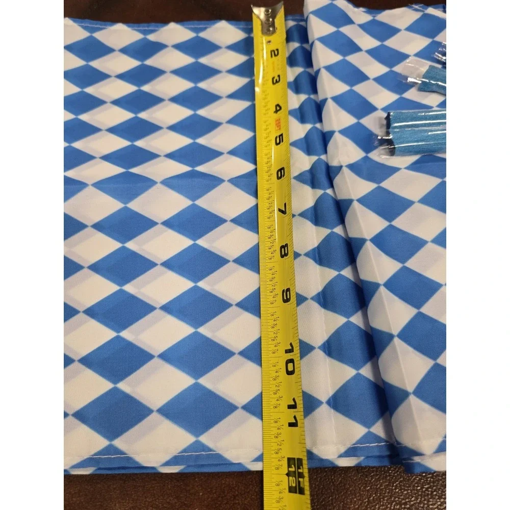 Oktoberfest/circus/baby Shower Table Runner for‎ Party Decoration Blue Bulk (U)